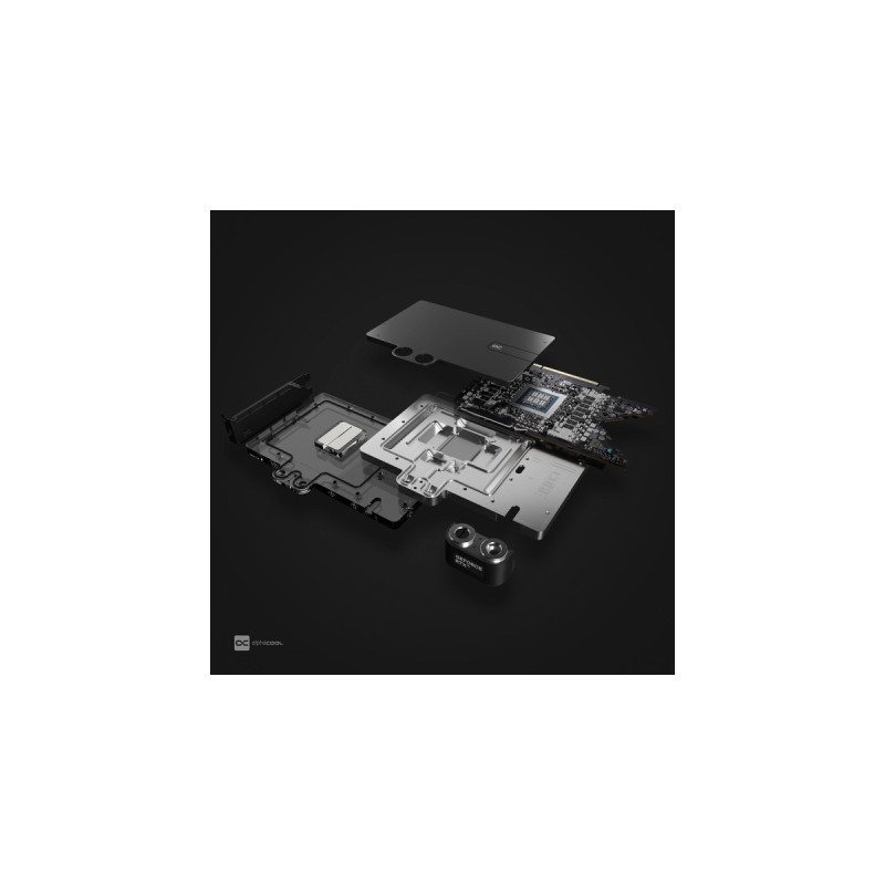 Alphacool Core Geforce RTX 4090 Reference Design mit Backplate, Wasserkühlung(chrom/transparent)
