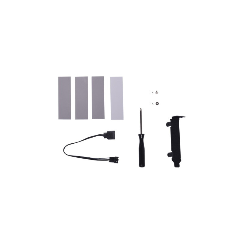 Alphacool Core M.2 NVMe PCIe 4.0 liquid cooler, Wasserkühlung(schwarz)