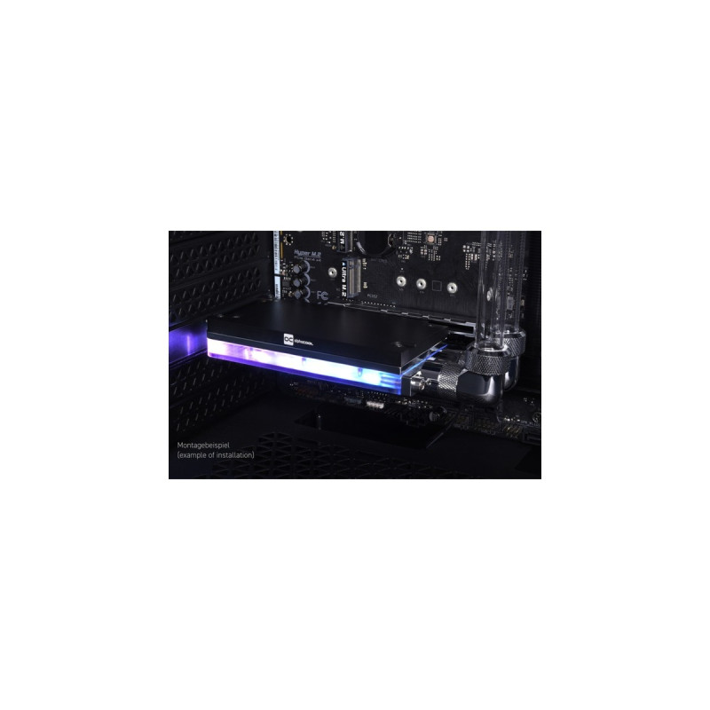 Alphacool Core M.2 NVMe PCIe 4.0 liquid cooler, Wasserkühlung(schwarz)