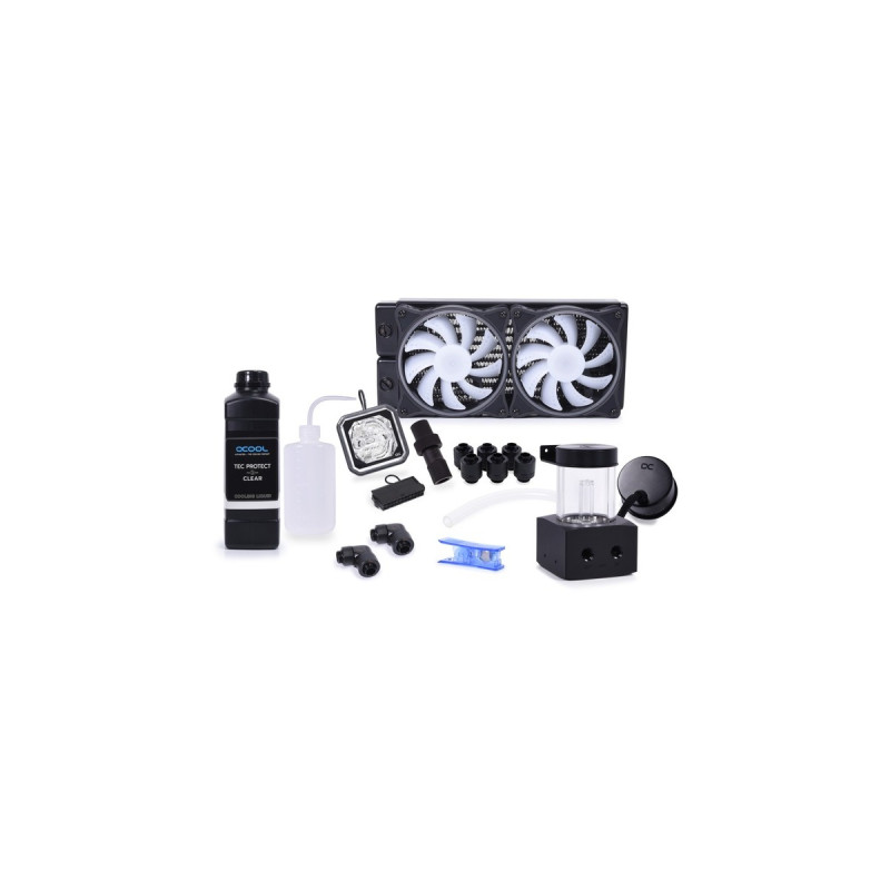 Alphacool Core Storm 240mm XT45 240mm, Wasserkühlung(schwarz/weiß)