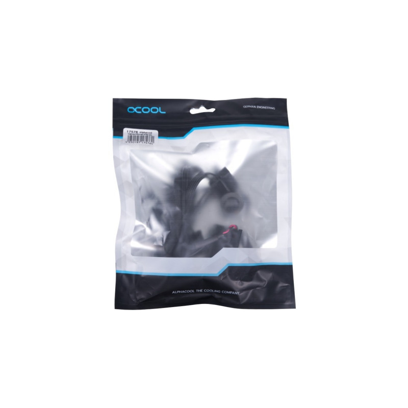 Alphacool Core Temperatursensor G1/4 IG/IG mit C/F Display(schwarz)