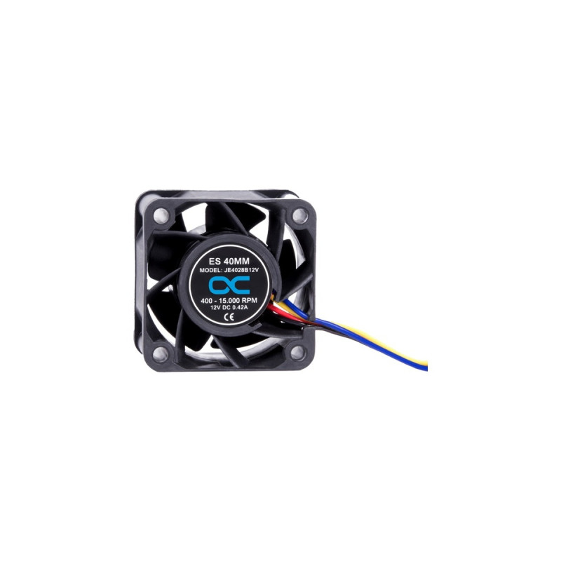 Alphacool ES 40mm 400-15.000rpm Fan 40x40x28mm, Gehäuselüfter(schwarz, Two Ball Bearing, PWM)