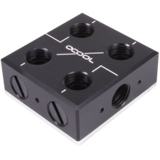Alphacool ES Distro Plate C2, Verteiler(schwarz)
