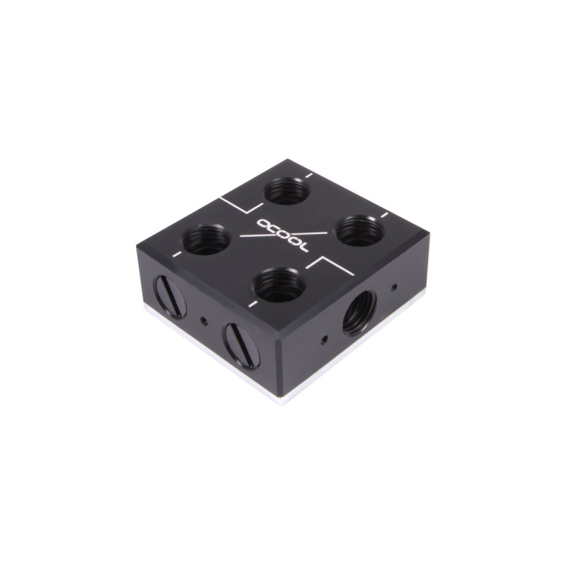 Alphacool ES Distro Plate C2, Verteiler(schwarz)