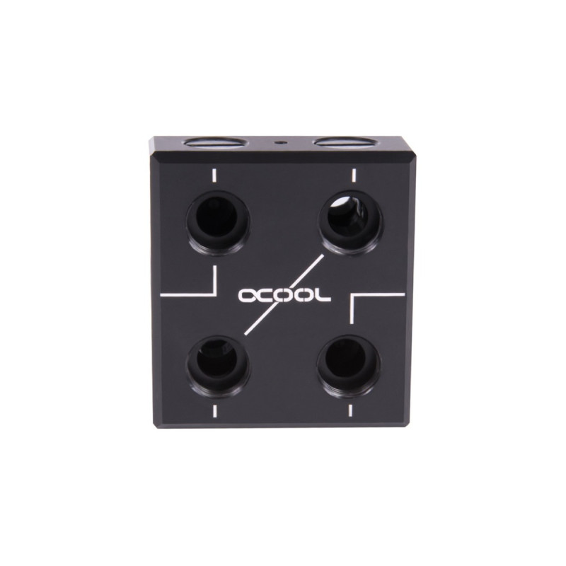 Alphacool ES Distro Plate C2, Verteiler(schwarz)