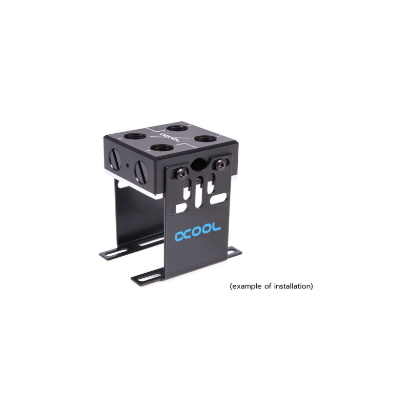 Alphacool ES Distro Plate C2, Verteiler(schwarz)