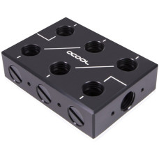 Alphacool ES Distro Plate C3, Verteiler(schwarz)