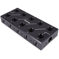 Alphacool ES Distro Plate C5, Verteiler(schwarz)