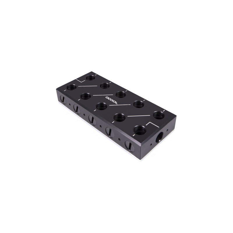 Alphacool ES Distro Plate C5, Verteiler(schwarz)