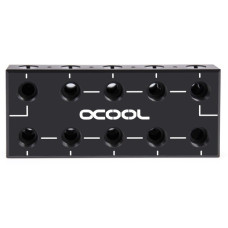 Alphacool ES Distro Plate Parallel C5, Verteiler(schwarz)