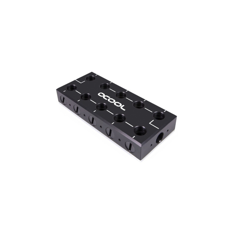 Alphacool ES Distro Plate Parallel C5, Verteiler(schwarz)