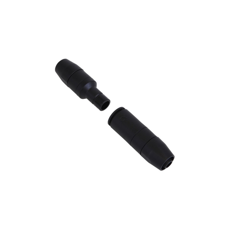 Alphacool ES Schnellverschlusskupplungsset TPV PushIn Industry Version, Verbindung(schwarz)