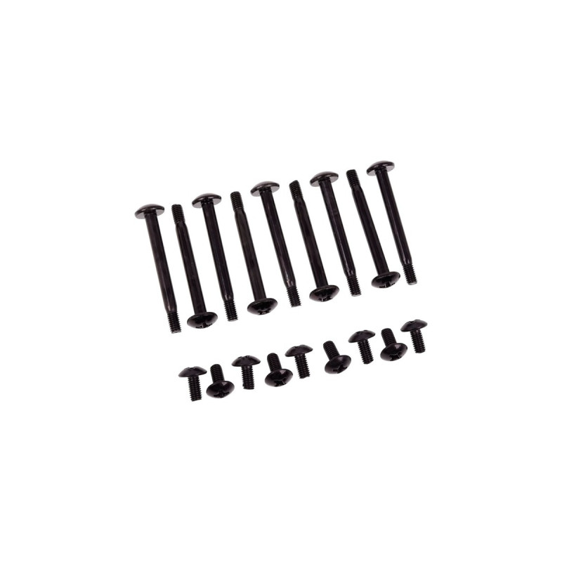 Alphacool Eisbaer Schraubenkit M3 x 5/M3 x 30mm, Schrauben-Set(schwarz)