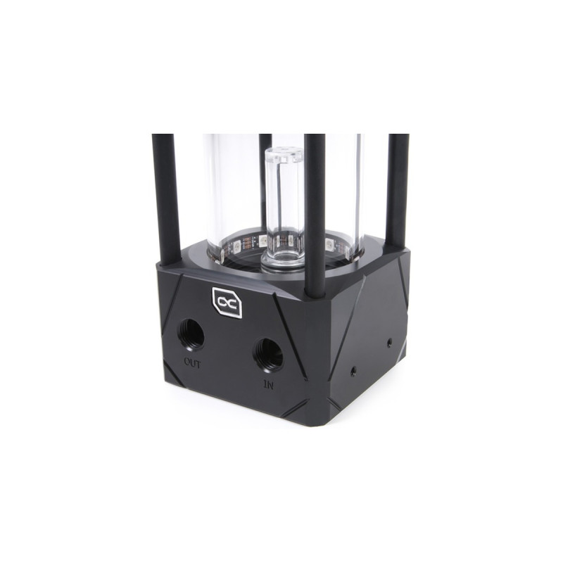 Alphacool Eisbecher Aurora D5 Acetal/Glas - 150mm, Ausgleichsbehälter(transparent)