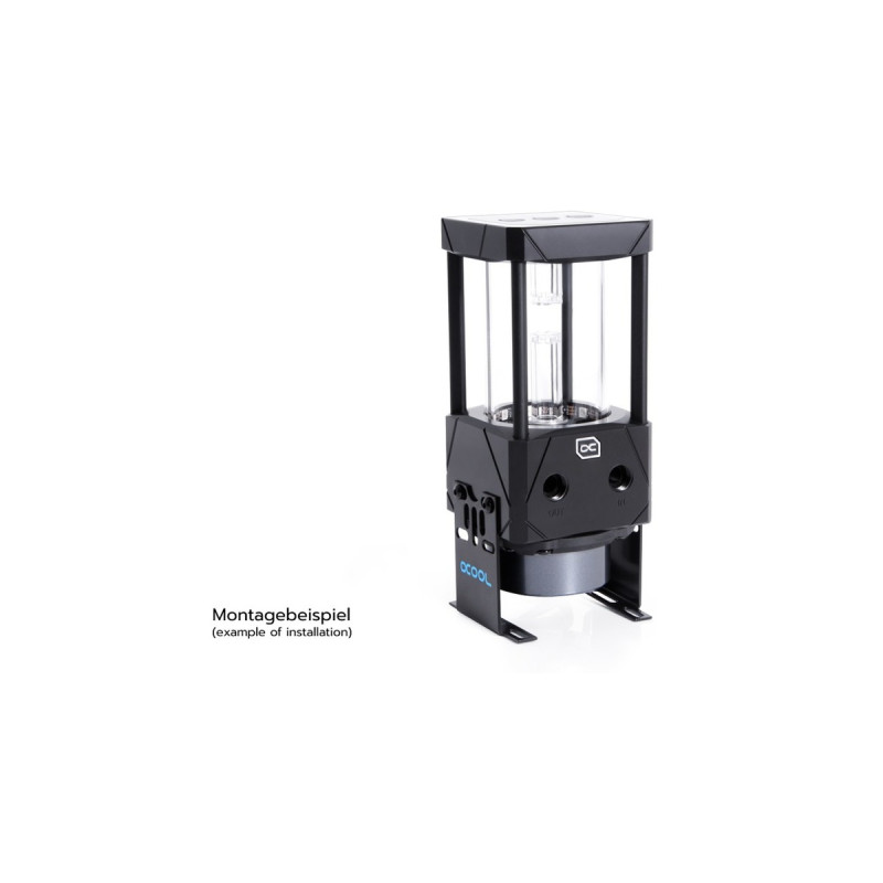 Alphacool Eisbecher Aurora D5 Acetal/Glas - 150mm, Ausgleichsbehälter(transparent)