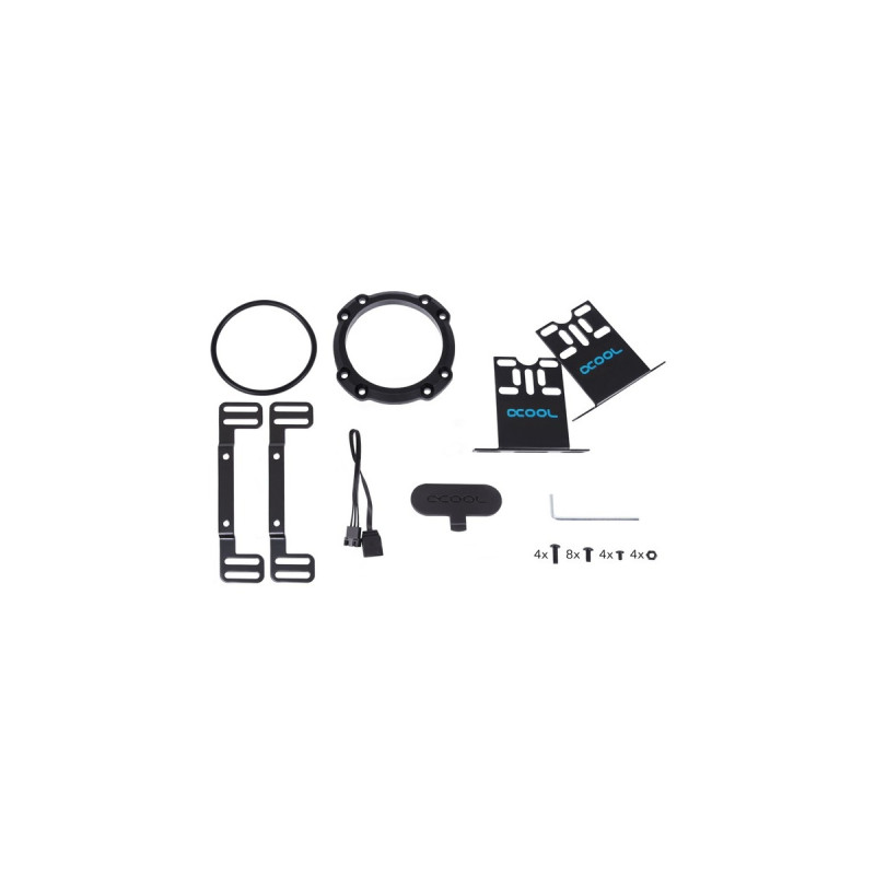 Alphacool Eisbecher Aurora D5 Acetal/Glas - 150mm, Ausgleichsbehälter(transparent)