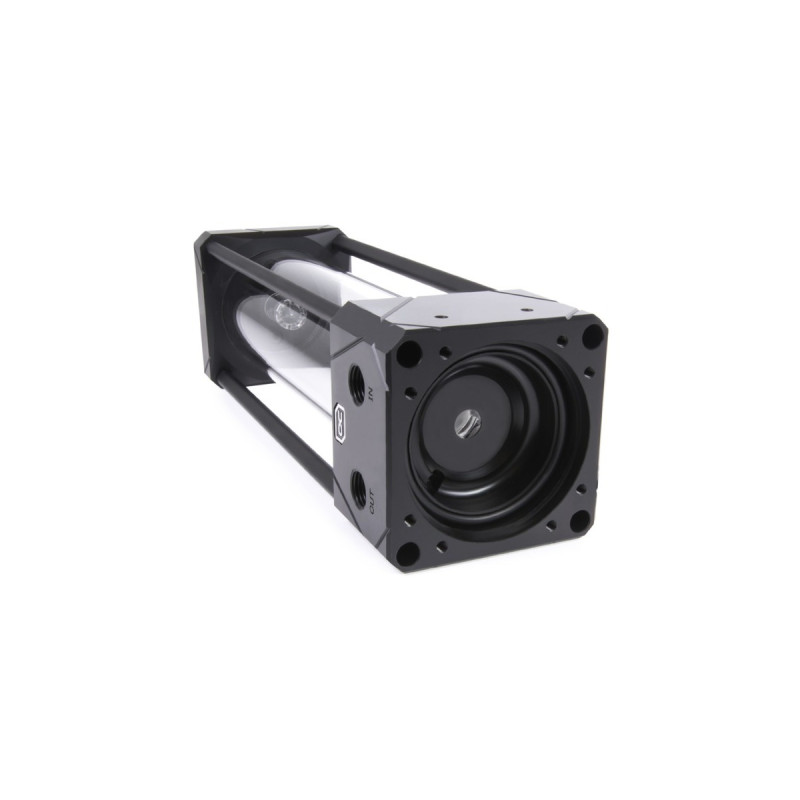 Alphacool Eisbecher Aurora D5 Acetal/Glas - 250mm, Ausgleichsbehälter(transparent)