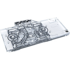 Alphacool Eisblock Aurora Acryl GPX-A Radeon RX 6800/6800XT Reference mit Backplate, Wasserkühlung(transparent/silber)