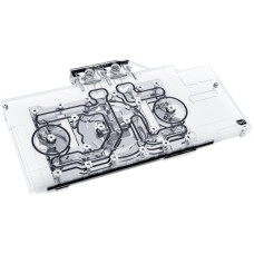 Alphacool Eisblock Aurora Acryl GPX-A Radeon RX 6800 Nitro+, Wasserkühlung(transparent/silber, mit Backplate)