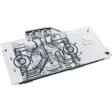 Alphacool Eisblock Aurora Acryl GPX-A Radeon RX 6800(XT)/6900XT Red Devil mit Backplate, Wasserkühlung(transparent/silber)