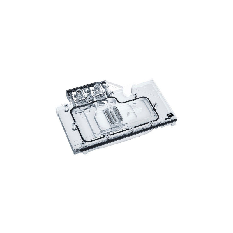 Alphacool Eisblock Aurora Acryl GPX-N RTX 3070TI Heavy Founders Edition, Wasserkühlung(transparent/silber, mit Backplate)