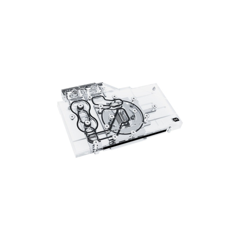Alphacool Eisblock Aurora Acryl GPX-N RTX 3070 Gaming Twin Edge, Wasserkühlung(transparent/silber, inkl. Backplate)