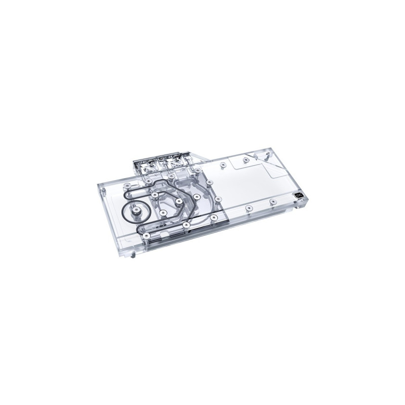 Alphacool Eisblock Aurora Acryl GPX-N RTX 3070 mit Backplate (Reference), Wasserkühlung(transparent/silber)