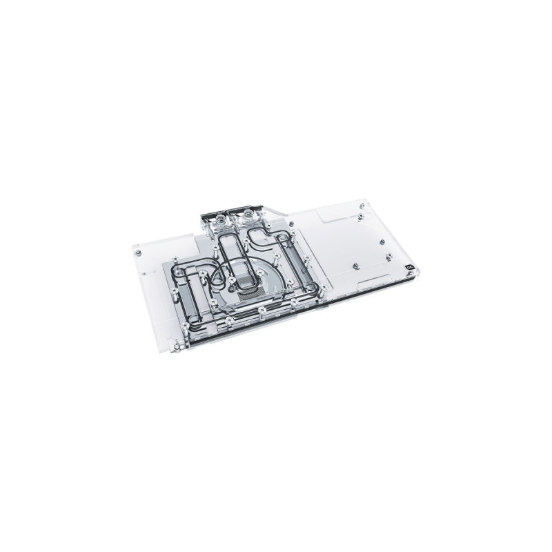 Alphacool Eisblock Aurora Acryl GPX-N RTX 3080/3090 FTW3 mit Backplate, Wasserkühlung(transparent/silber)