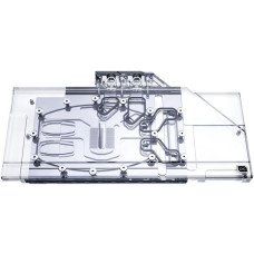 Alphacool Eisblock Aurora Acryl GPX-N RTX 3090/3080 Gaming X Trio mit Backplate, Wasserkühlung(transparent/silber)