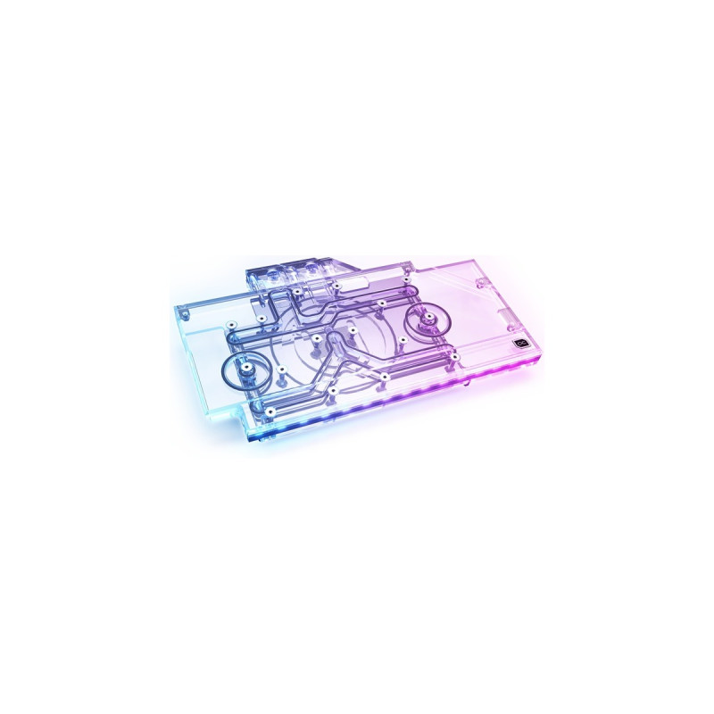Alphacool Eisblock Aurora Acryl GPX-N RTX 3090/3080 ROG Strix mit Backplate, Wasserkühlung(transparent)