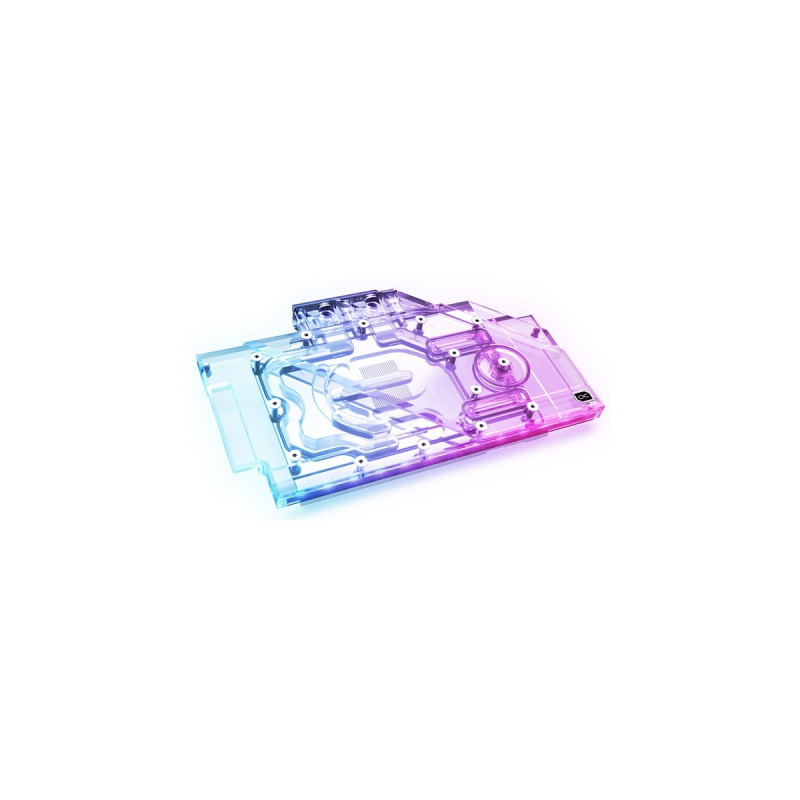 Alphacool Eisblock Aurora Acryl GPX-N RTX 3090/3080 TUF mit Backplate, Wasserkühlung(transparent/silber)