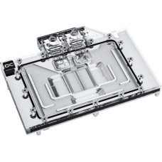 Alphacool Eisblock Aurora Acryl GPX-N RTX 4080 Reference Design, Wasserkühlung(transparent/silber, inkl. Backplate)