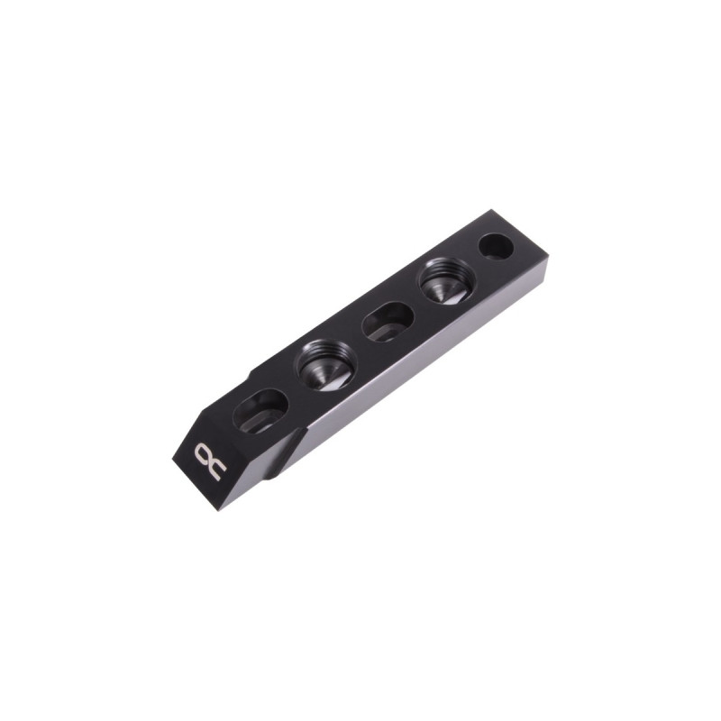Alphacool Eisblock Aurora Terminal flat straight - Acetal, Verbindung