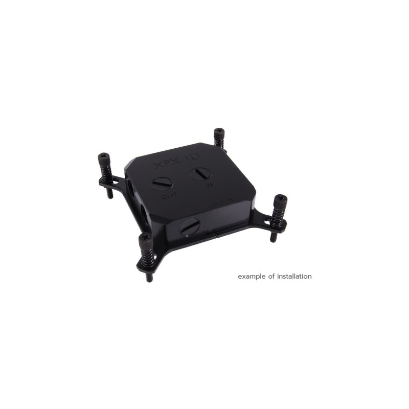 Alphacool Eisblock XPX 1U - Black Acetal Version, CPU-Kühler(schwarz)