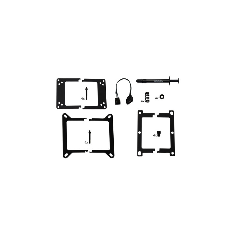 Alphacool Eisblock XPX Aurora PRO Acryl Black, CPU-Kühler(schwarz/transparent)