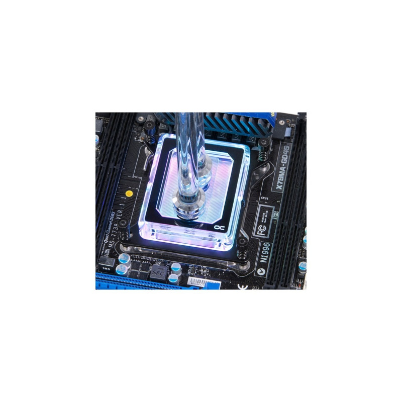 Alphacool Eisblock XPX Pro Aurora Light - Acryl, CPU-Kühler(transparent)