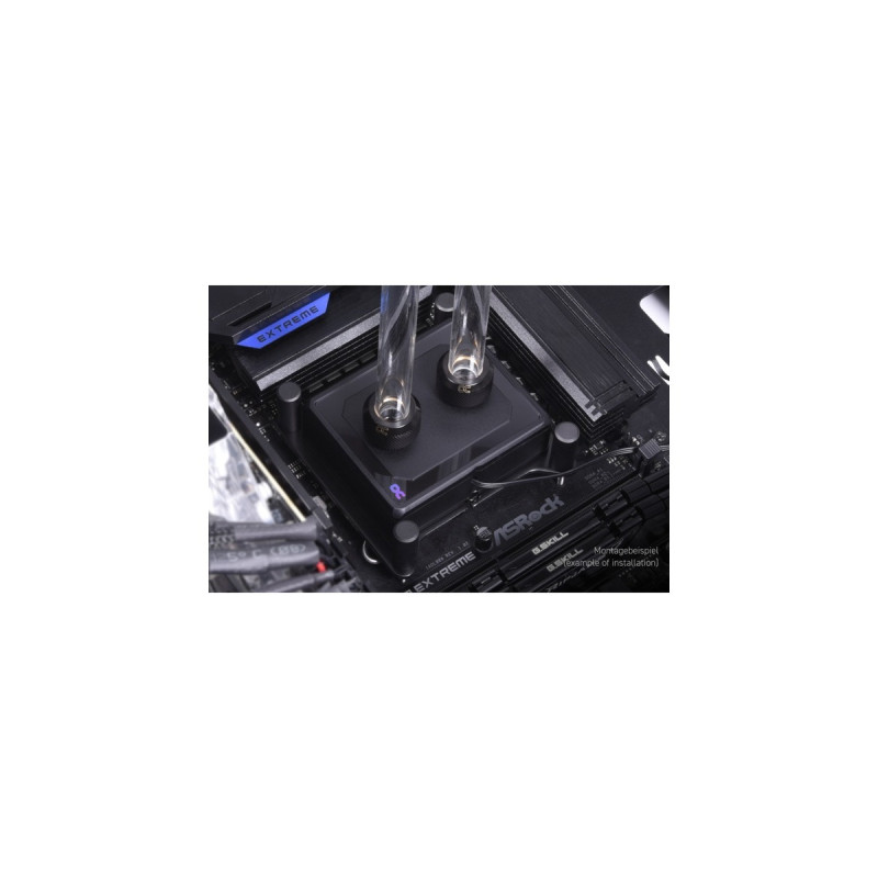 Alphacool Eisblock XPX Pro Aurora - Full Brass Black Digital RGB, CPU-Kühler(schwarz)