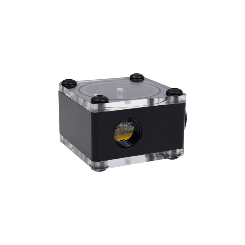 Alphacool Eisflügel Durchflussanzeiger G1/4 eckig - Acetal(schwarz)