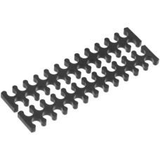 Alphacool Eiskamm X24 - 3mm, Kabelführung(schwarz, 2 Stück)