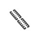 Alphacool Eiskamm X5 - 3mm, Kabelführung(schwarz, 4 Stück)