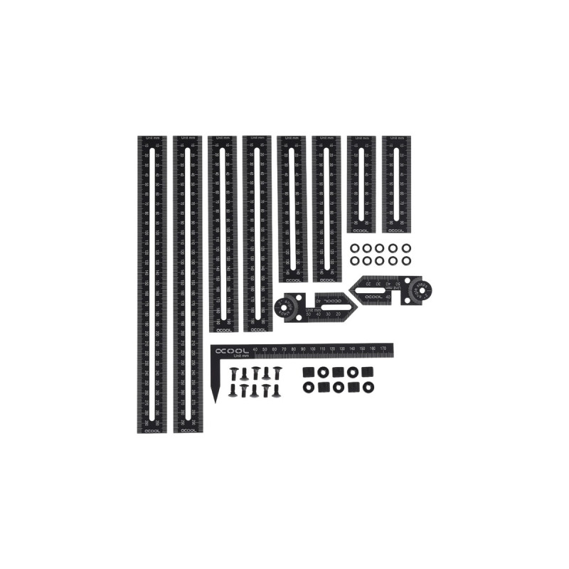 Alphacool Eiskoffer Professional, Werkzeug-Set(schwarz, bending & measuring kit)