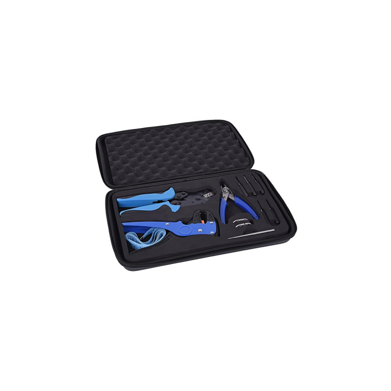 Alphacool Eistools Crimping Kit, Zangen-Set(blau, 12-teilig)