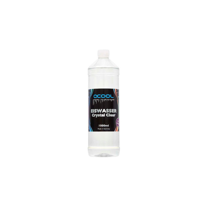 Alphacool Eiswasser Crystal Clear UV-aktiv Fertiggemisch 1000ml , Kühlmittel(transparent)
