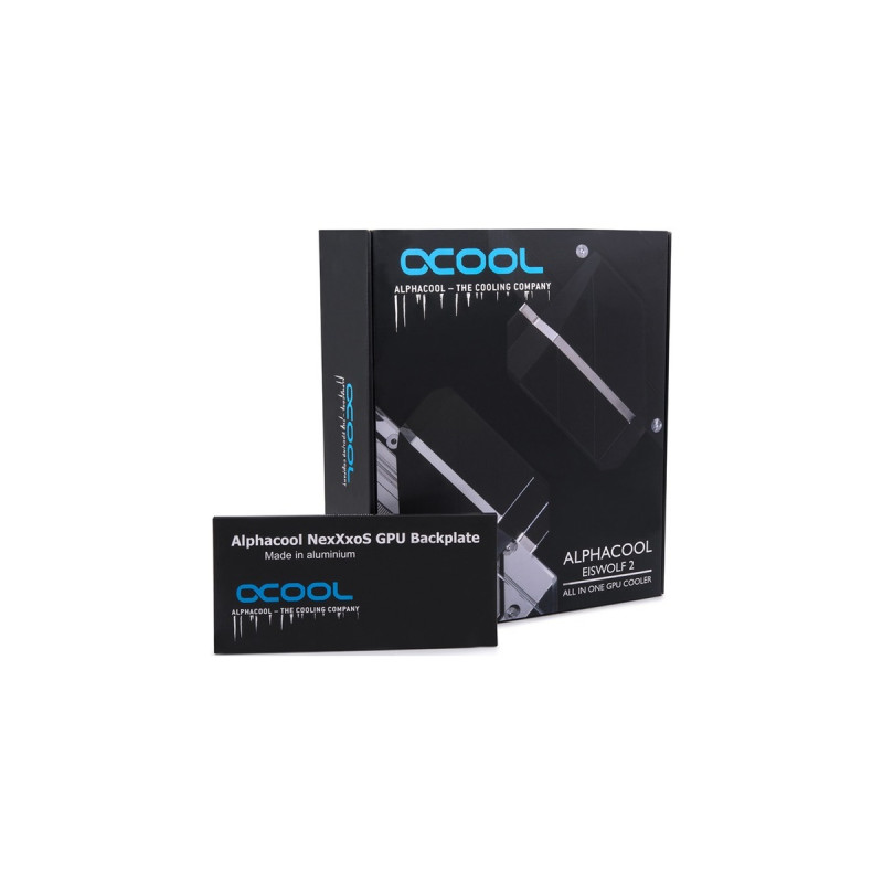 Alphacool Eiswolf 2 AIO - 360mm RTX 3080/3090 ROG Strix mit Backplate, Wasserkühlung(transparent/schwarz)