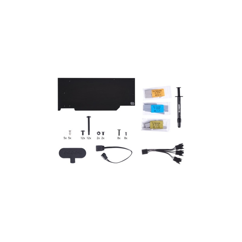 Alphacool Eiswolf 2 AIO - 360mm RTX 3080/3090 Suprim X mit Backplate, Wasserkühlung(inkl. Backplate)