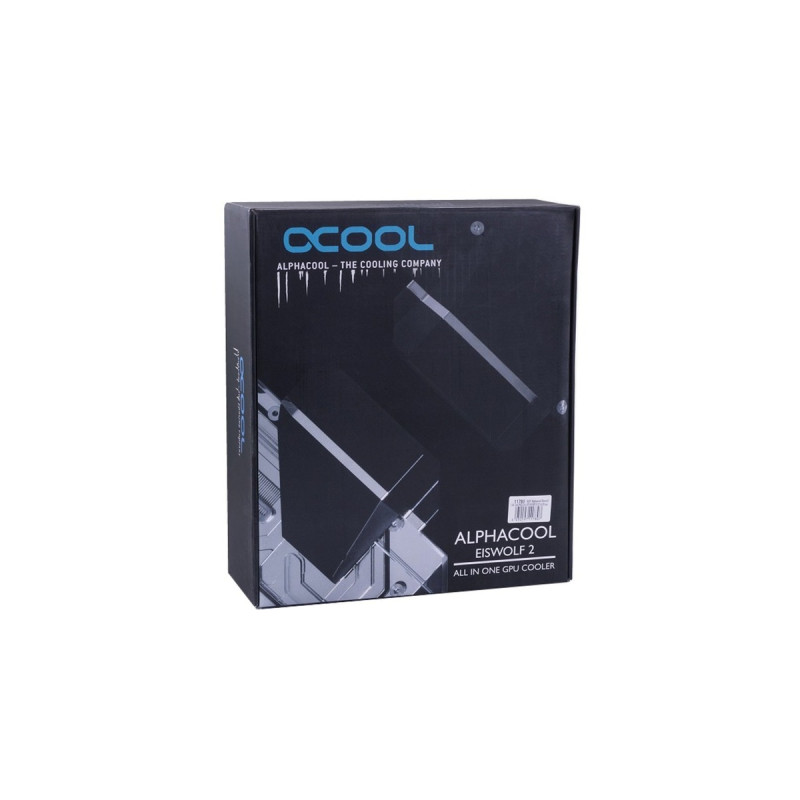 Alphacool Eiswolf 2 AIO - 360mm RTX 3090/3080 mit Backplate (Reference), Wasserkühlung(schwarz/transparent)