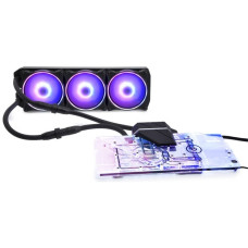 Alphacool Eiswolf 2 AIO - 360mm Radeon RX 6800/6800XT Gaming Trio X, Wasserkühlung(inkl. Backplate)