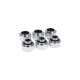Alphacool Eiszapfen 13mm HardTube Anschraubtülle G1/4, Schrauben-Set(silber, für Acryl- Messingrohre, 6 Stück)