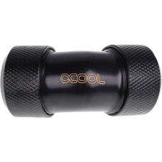 Alphacool Eiszapfen 16mm HardTube Anschraubtülle 45° L-Verbinder - Deep Black , Verbindung(schwarz, G1/4 für Acrylrohre, Messingrohre, Carbonrohre - Deep Black)