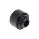 Alphacool Eiszapfen 16mm HardTube Anschraubtülle G1/4, Schrauben-Set(schwarz, für Acryl- Messingrohre, 6 Stück)